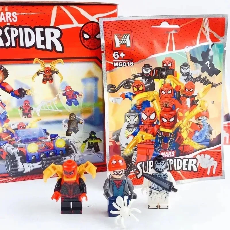 새로운 어벤저스 스파이더맨 창의적 개성 수제 모델 데스크탑 장식 애니메이션 만화 학생 교육용 장난감