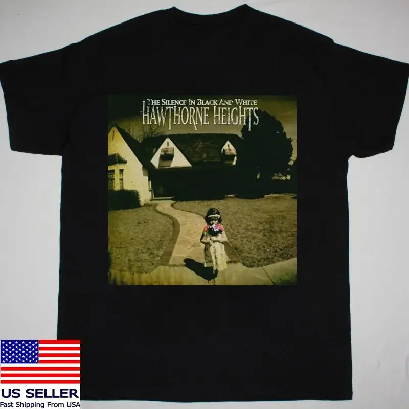 Hawthorne Heights Silence In Black White T Shirt Full Size S 5Xl Et1099