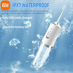 Xiaomi Электрический водный Флоссер 3 скорости IPX7 водонепроницаемый прибор для чистки зубов 240 мл Съемный резервуар для воды портативный водный Флоссер