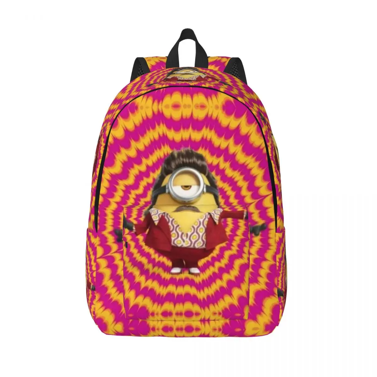 

Custom 3D Print M-Minions Canvas Backpacks for Girls Boys School College Travel Bags Women Men Bookbag Fits 15 Inch Laptop