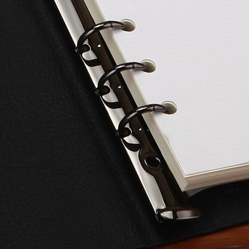 High Quality Metal Binding Clips Sliver Binder Clip Loose-leaf Binder File Folder Hoop DIY Album Scrapbook Circle Ring Binders