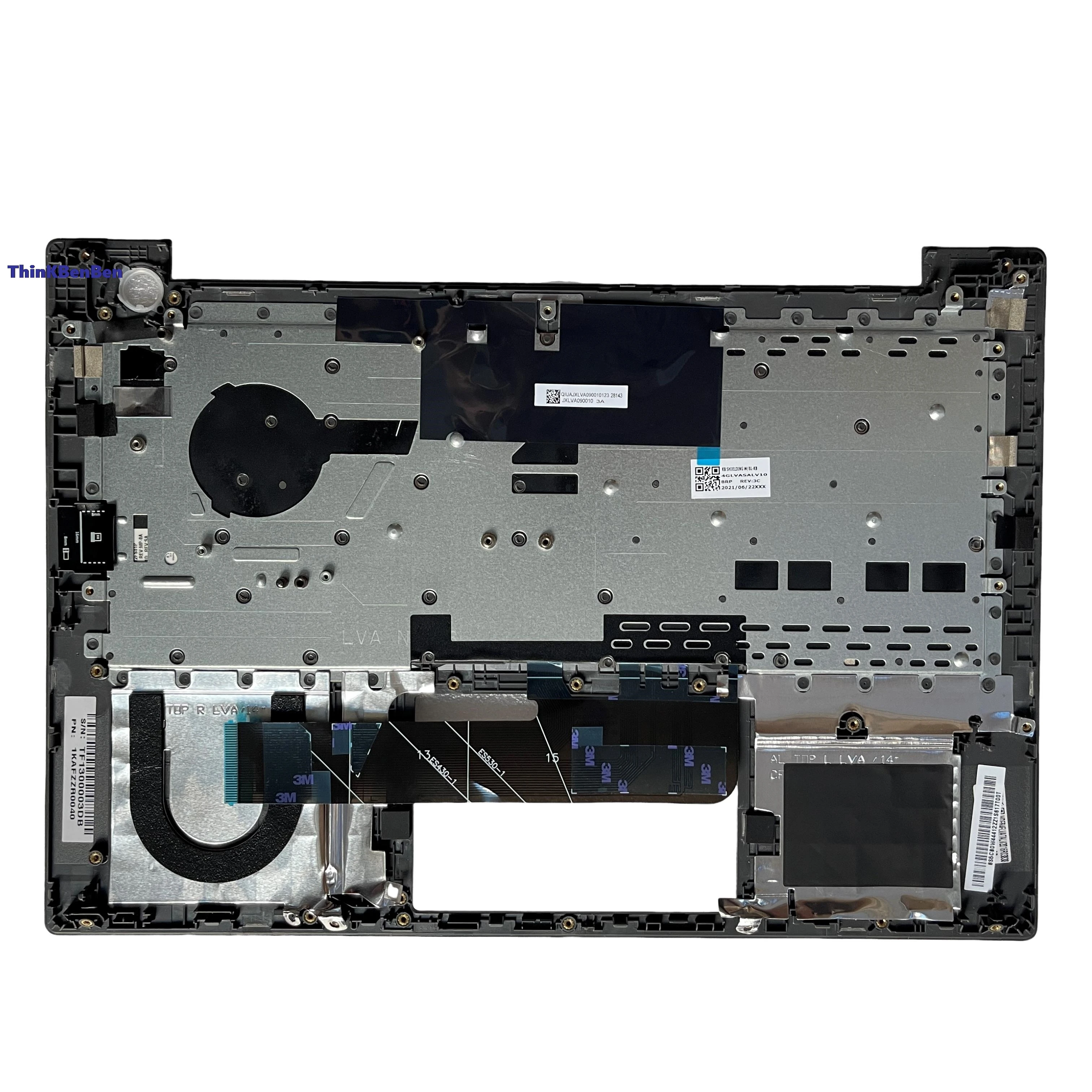ARA Arabic Mineral Gray Keyboard Upper Case Palmrest Shell Cover For Lenovo ThinkBook 14 14IML 14IIL 5CB0W44406