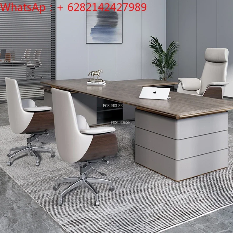 

Minimalist Nordic Leather Office Chairs Modern Office Furniture home room Study Computer Chair Dormitory Back Gaming Armchair