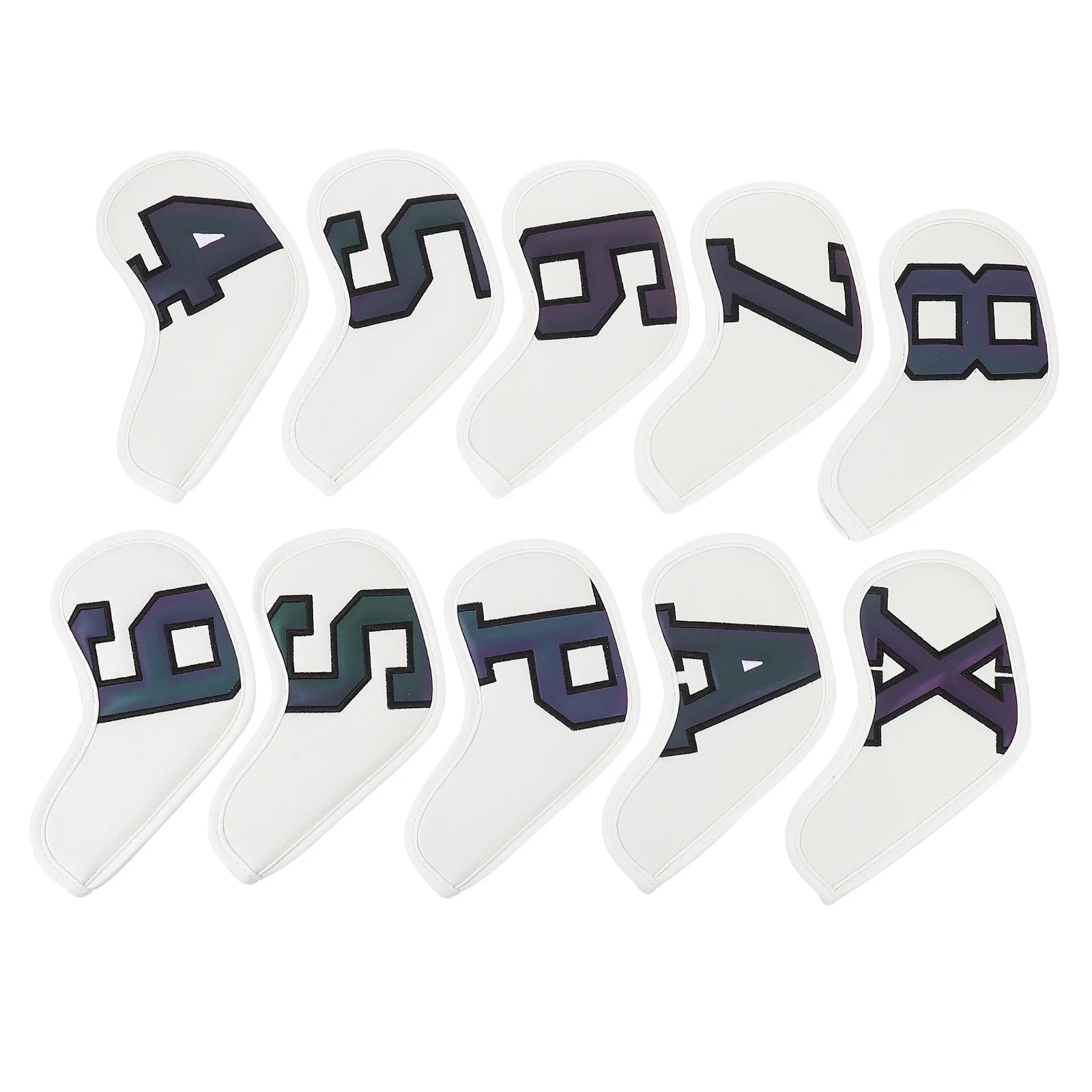 

10 Pcs Golf Accessories for Men Putter Protective Cover Golfs Covers Clubs Novelty Head