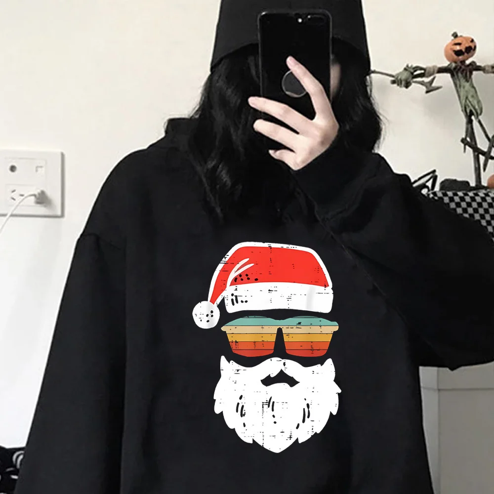 Christmas hoodie comic youthful printed design patterned winter teen tracksuits designer casual wear modern style patterned