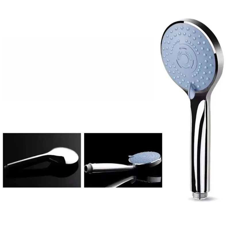 5-Speed Handheld Shower Head Set - Boosted Pressure 3-Piece Bathroom Shower Kit with Large Water Outlet for Household Use