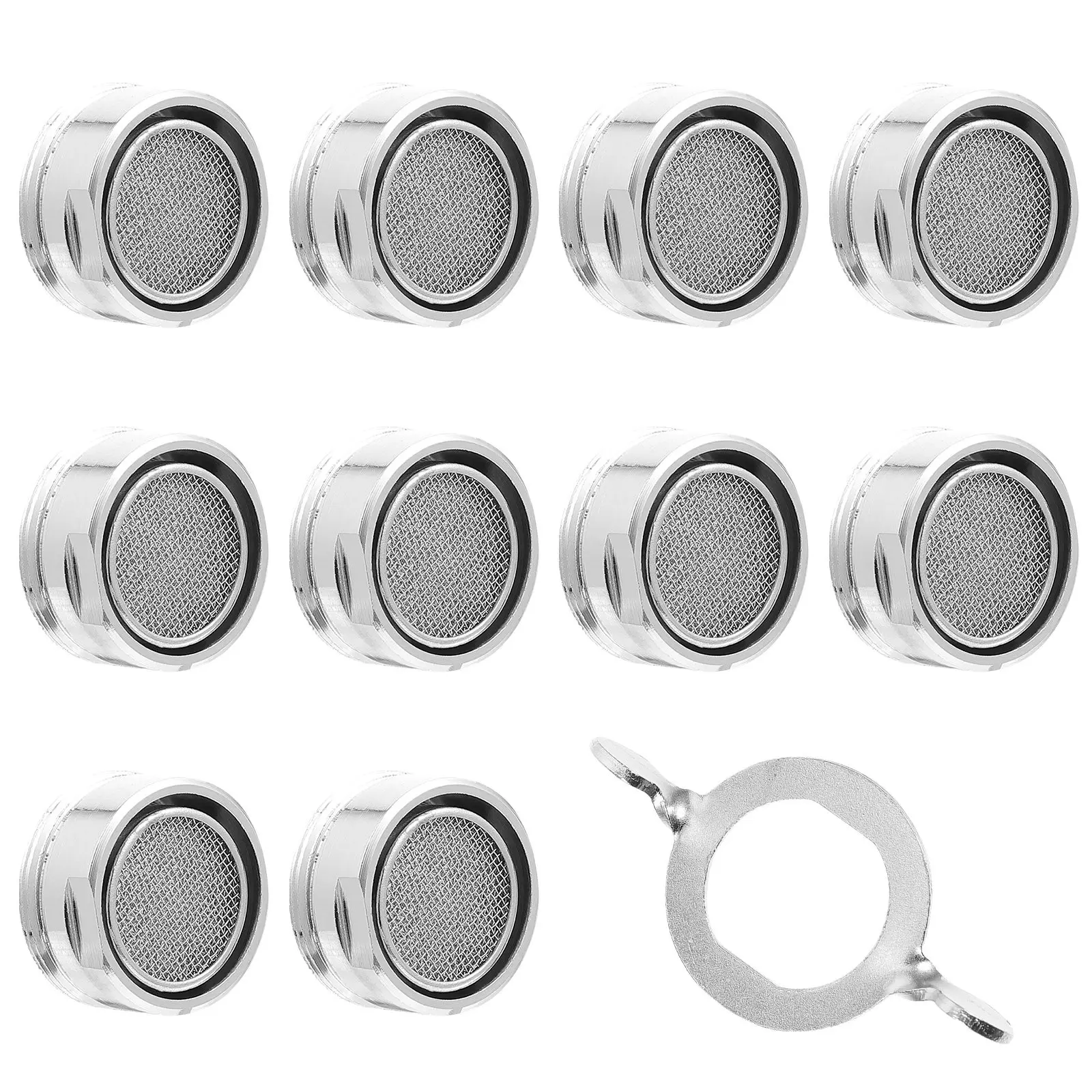 

1 set 1 Set Faucet Aerators Stainless Steel Copper For Kitchen Sink Bathroom Tap Splatter Proof Easy Install Household Plumbing
