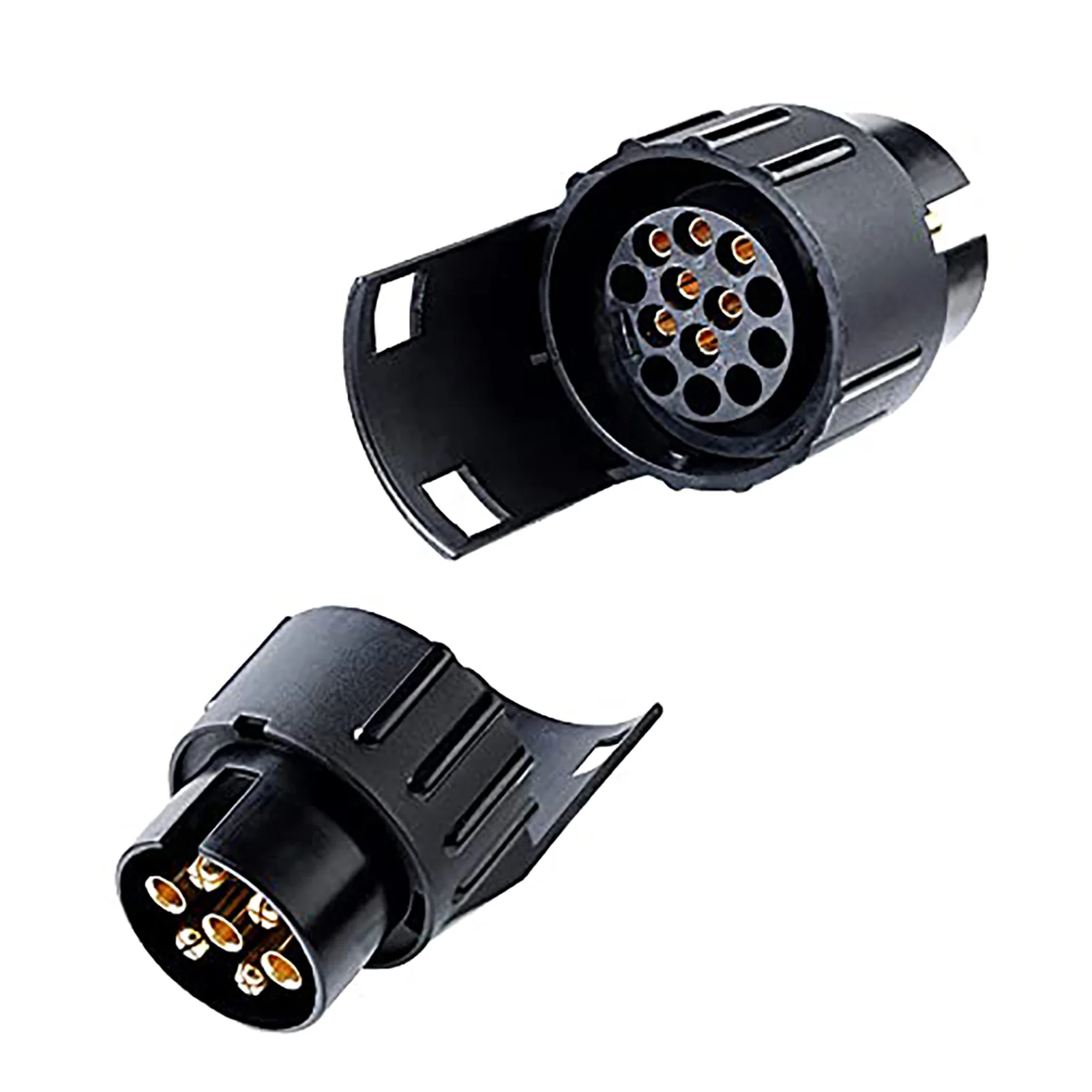 Adaptador enchufe 7 pines a 13 pines impermeable 12V remolque conector - imagen 2