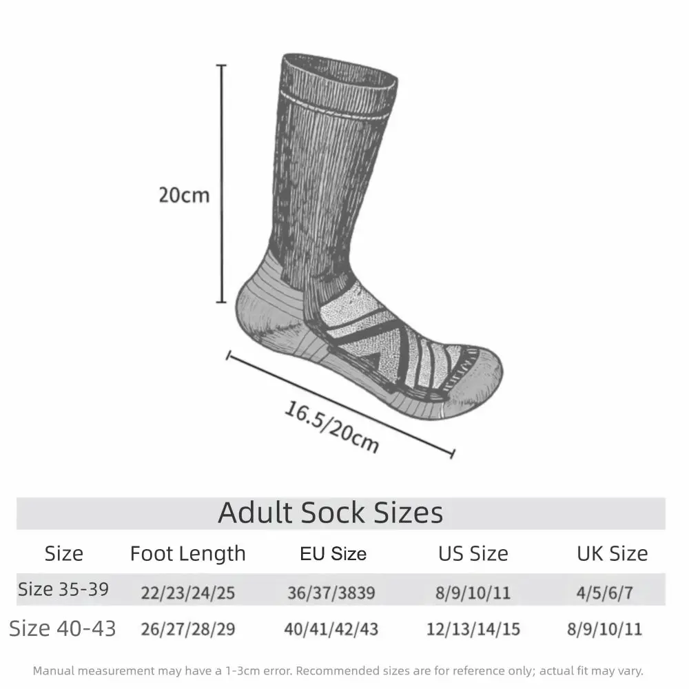 جوارب صوف ميرينو غامضة لتسلق الجبال، جوارب شتوية دافئة قابلة للتنفس، جوارب رياضية خارجية سميكة للرجال والنساء