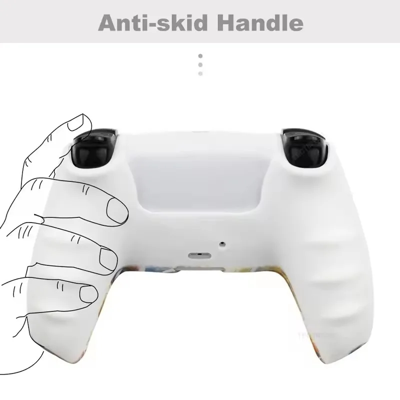 Multi-color Silicone Case Cover For PS5 Controller Gamepad Protective Cover For PS5 Handle Joystick Protector Game Accessories