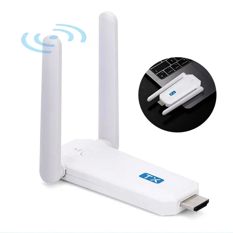 

Wireless Sender HDMI Transmitter Receiver Share Laptop PC Camera Video Audio To TV Monitor Projector 50M Wireless HDMI Extender