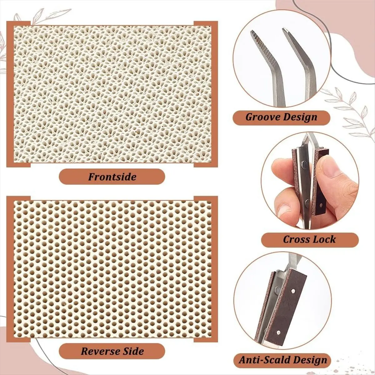 6 Pcs Jewelry Soldering Kit, Jewelers Making Melting-Casting Tools Tweezers with Shovel for Jewelry Making Soldering