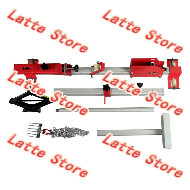 Auto Body Dent Pulling Repair Kit Vehicle Sheet Metal Reshaping Aligner Panel Restoration Pulling Tension Frame