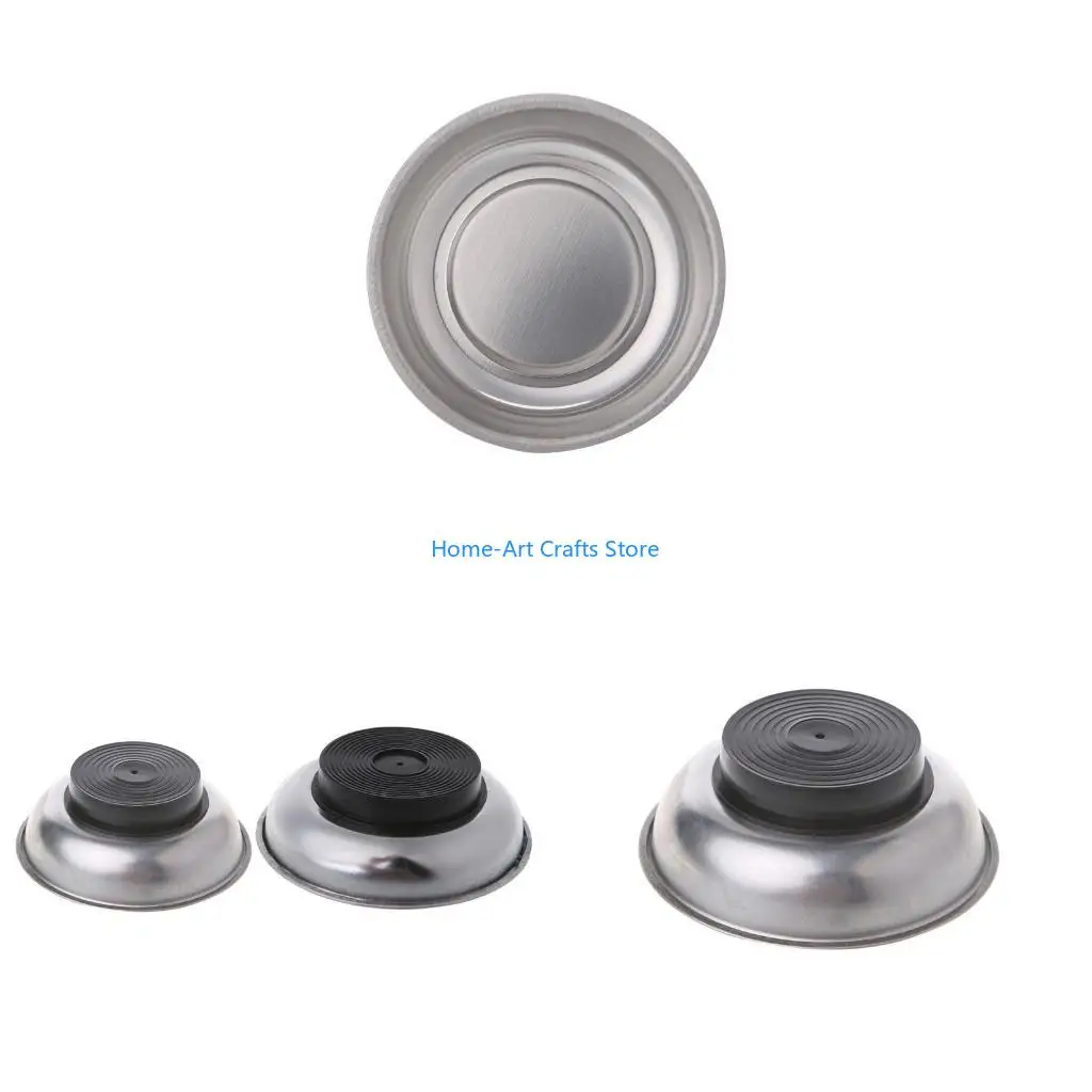 Y3NA รอบชิ้นส่วนแม่เหล็กถาดชามจานสแตนเลสสตีล