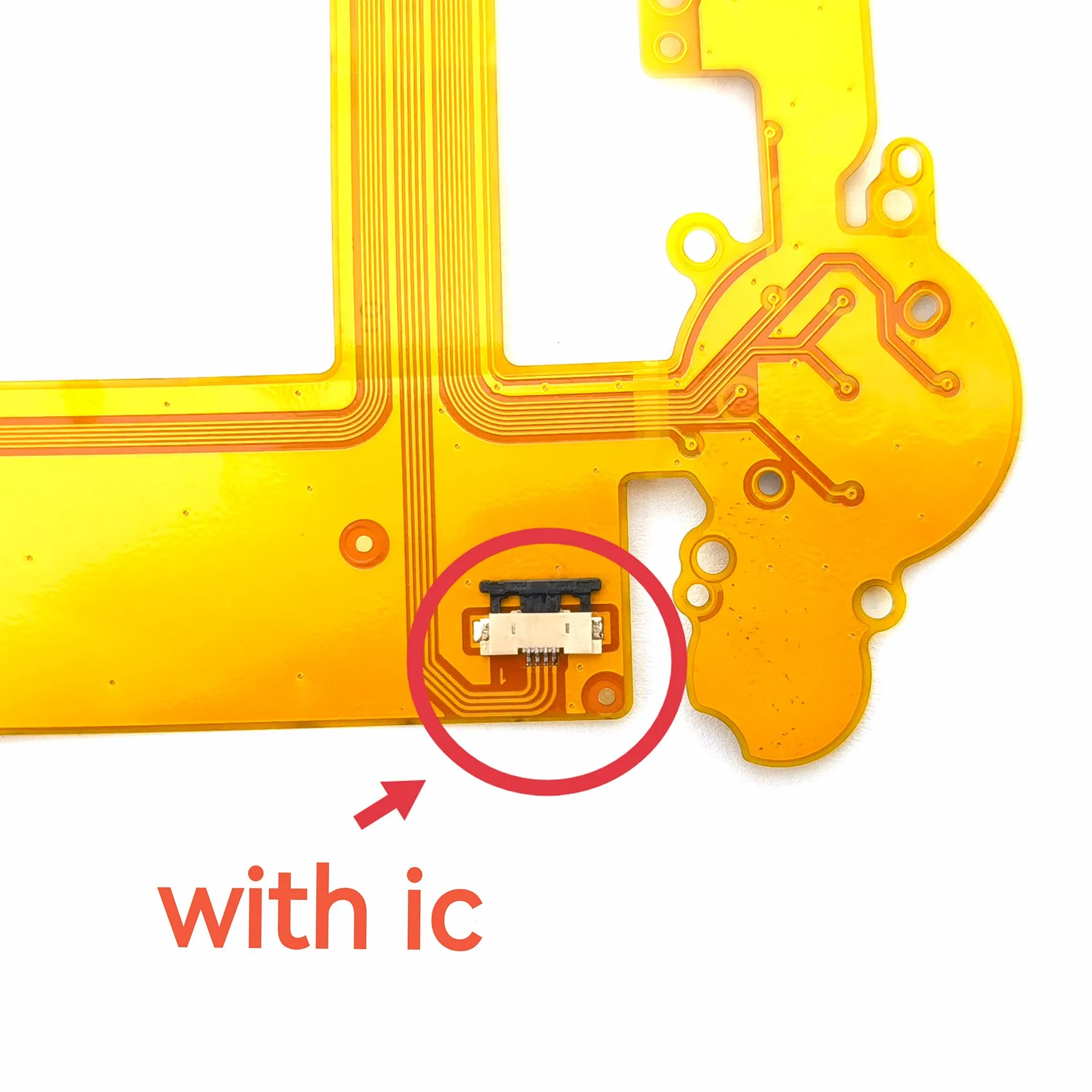 M07K-DSLR Digital Camera Repair And Replacement Parts D90 Function Key Board Flex Cable, With Connector For Nikon D90