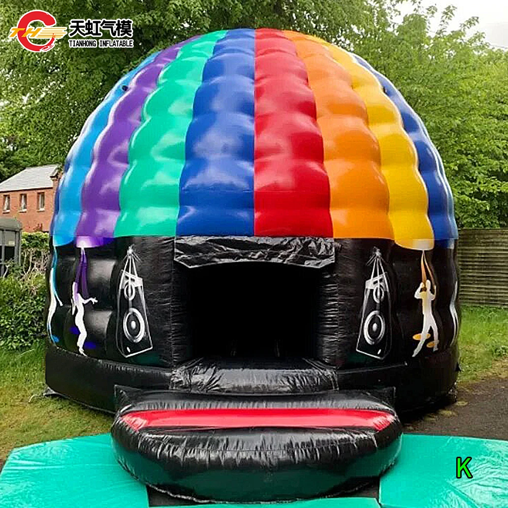 Maison Gonflable Commerciale pour ix, Ballon de brev, avantChang Bouncer, Phtalavec Souffleur, 5x4m