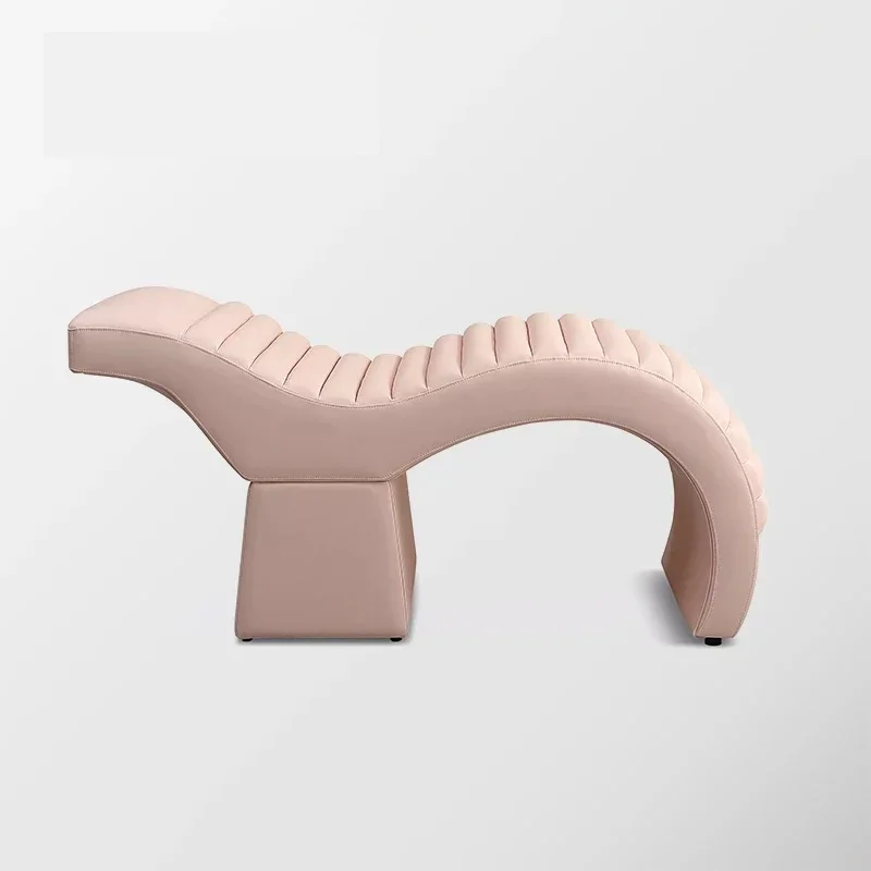 Modern Curved Eyelash Extension Massage Bed for Beauty Salon