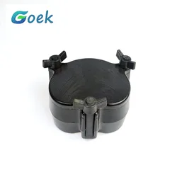 1pc Dental Boiling Box Black Polycarbon High Temperature Resistant 110℃  Dental Tooth Boiling Box Removable and Sterilized