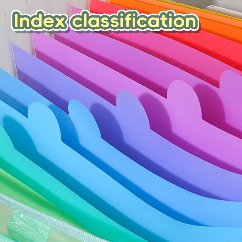 حقيبة مستندات جرافيتي مكونة من 13 طبقة من HUAJIE A4 للطلاب، مجلد بسحاب لأوراق الامتحانات، الواجبات المنزلية، تخزين الملفات والتصنيف