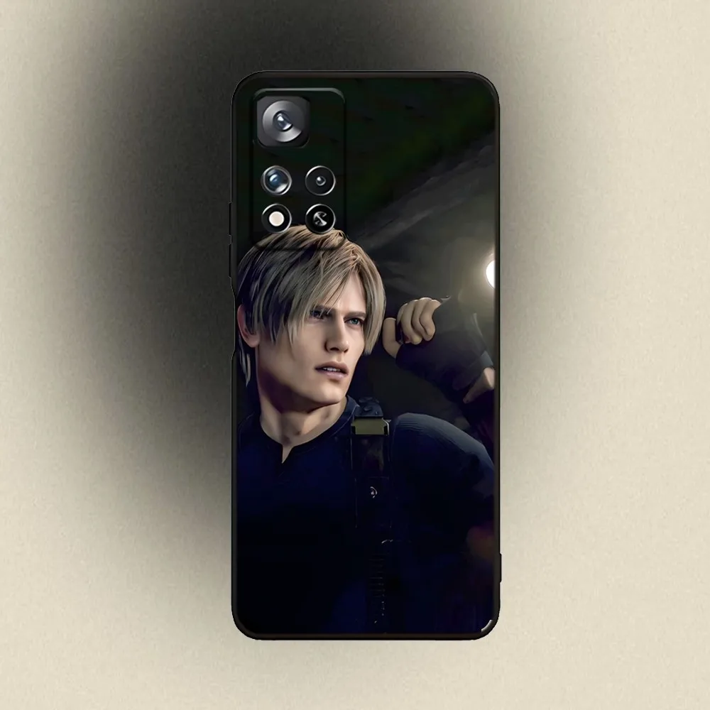 Leon Kennedy Resident Evil 4  Phone Case For Samsung Galaxy A20,A21s,A22,A31,A32,A52,A53,A72,73,A80,A91 Soft Black Cover