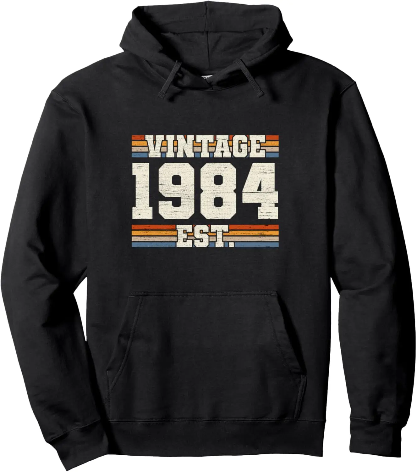 Retro 40 Years Old Vintage 1984 Established 40th Birthday Pullover Hoodie Unisex Autumn Streetwear Tops Women Men Clothing