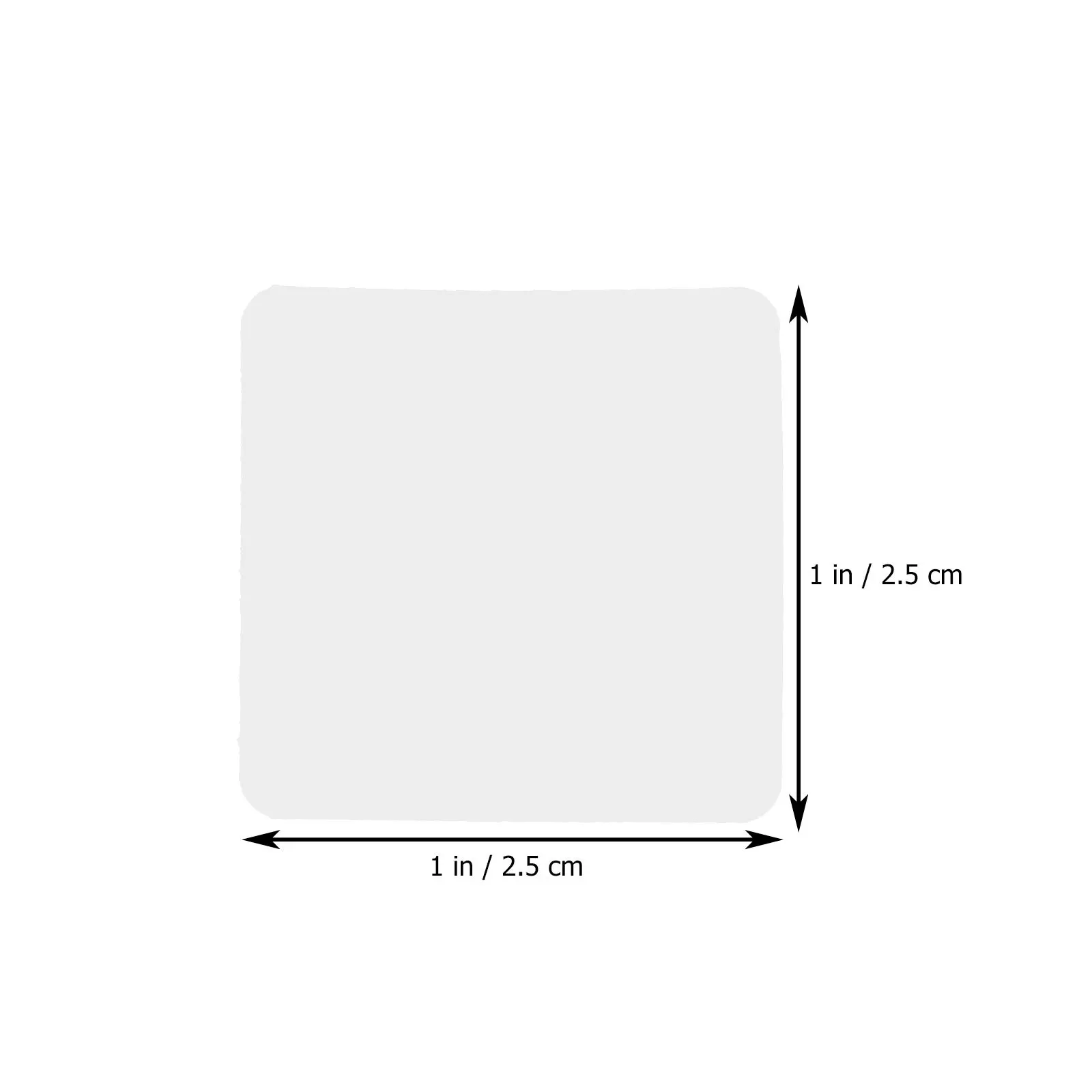 1 مجموعة الاكريليك مزدوجة الوجهين لزجة النقاط قسط جودة للإزالة جولة مربع لاصق DIY بها بنفسك الحرف ديكور المنزل تحديد تصاعد #6