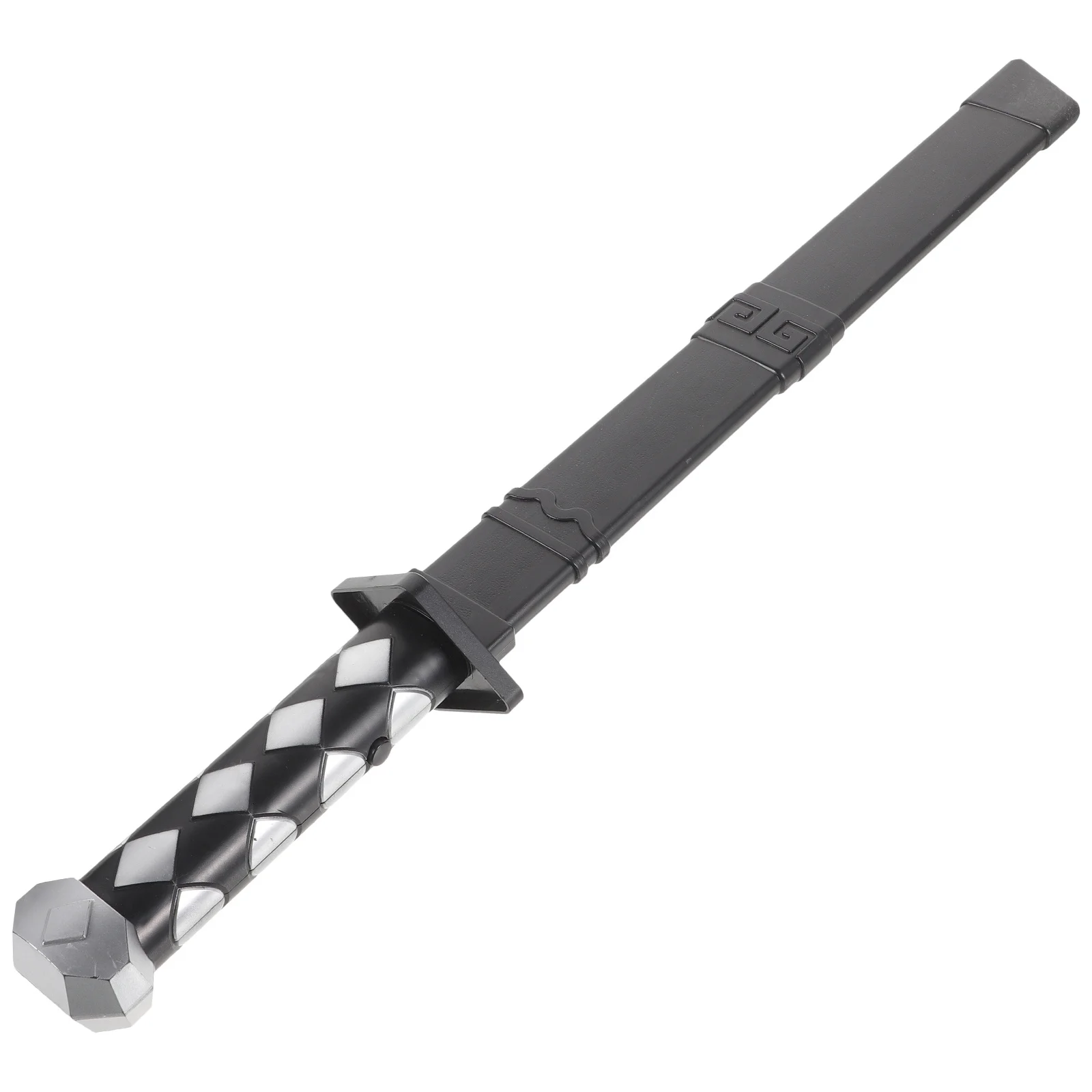 

Color Changing Sword Prop Japanese Style Light Up Crack Sword for Kids Safe Rounded Edge Interactive Plaything Birthday