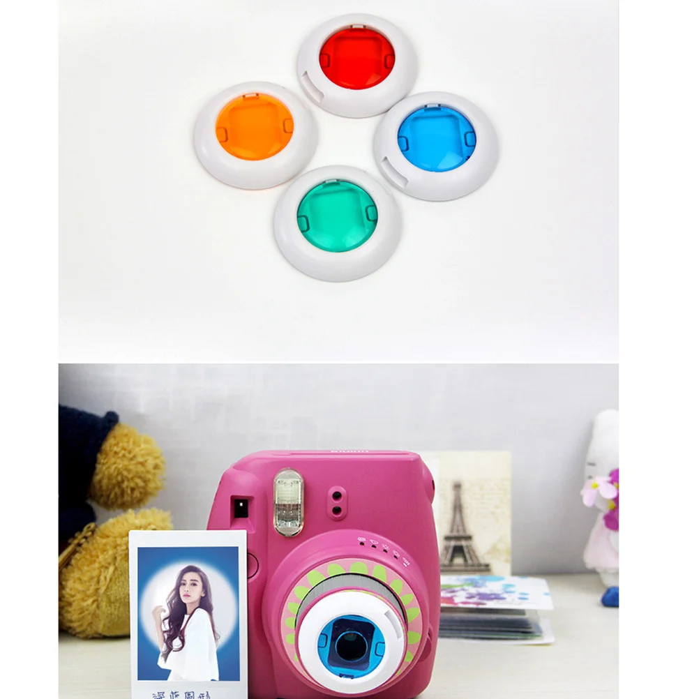 

6Pcs Close-Up Color Lens Filters Compatible with Fujifilm 8 Plus 9 7S Instant Cameras Camera Filters for Creative