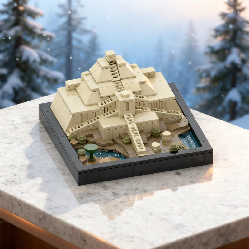 

341pcs MOC Assyrian Ziggurat Classic Model Building Blocks DIY Gift Creative Collectible Display Decor Premium Adult Kids Desk