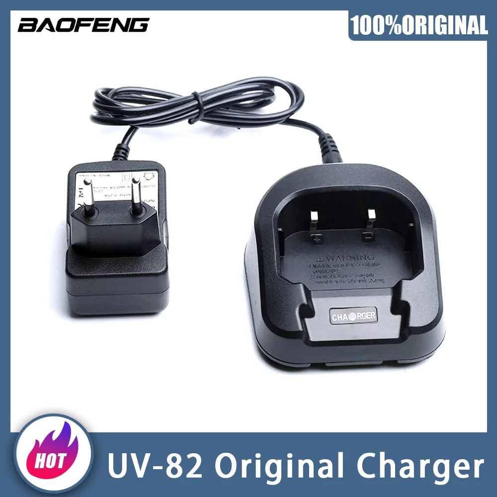 BAOFENG Original UV-82 Walkie Talkie Charger Optional EU/US/AUS/UK/CAR/USB Charger Adapter UV82 UV8D Two Way Radios Accessories