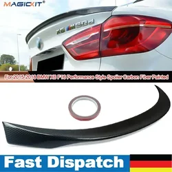 MP Style Rear Bumper Lip Trunk Spoiler for BMW F16 X6 Carbon Fiber Car Rear Trunk Boot Lip Spoiler Wing 2015 2016 2017 2018