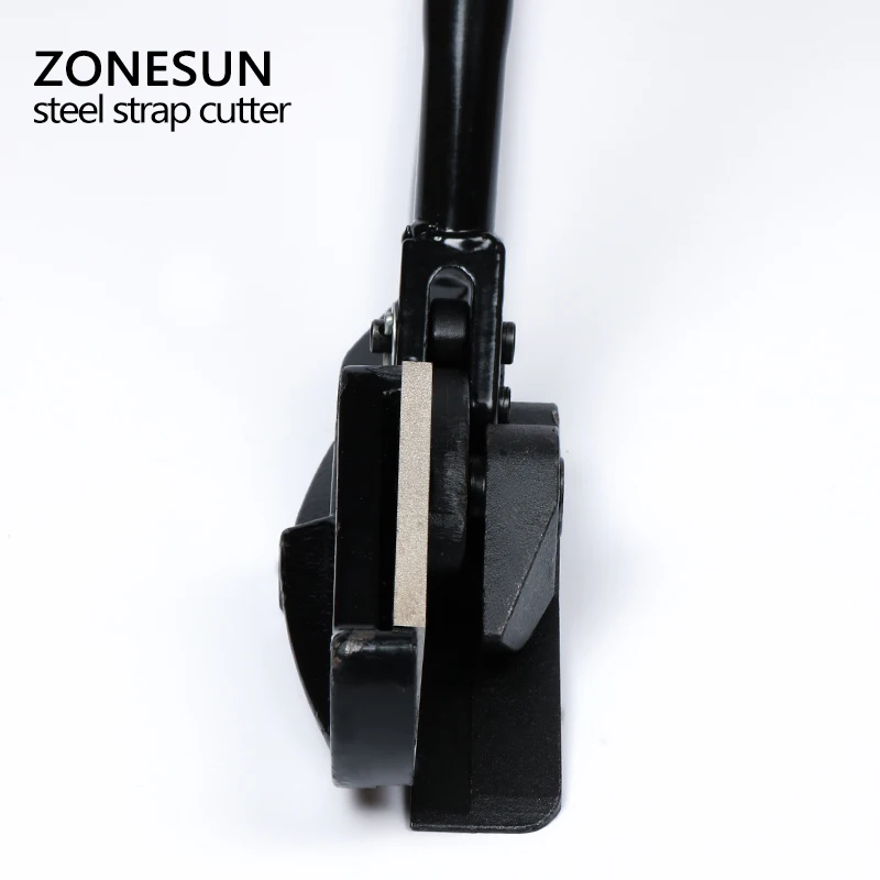 ZONESUN H400 Manual Steel Strap Cutter Heavy Duty Metal Banding Shear Iron Sheet Scissors Packaging Tools for 9-50mm Strap