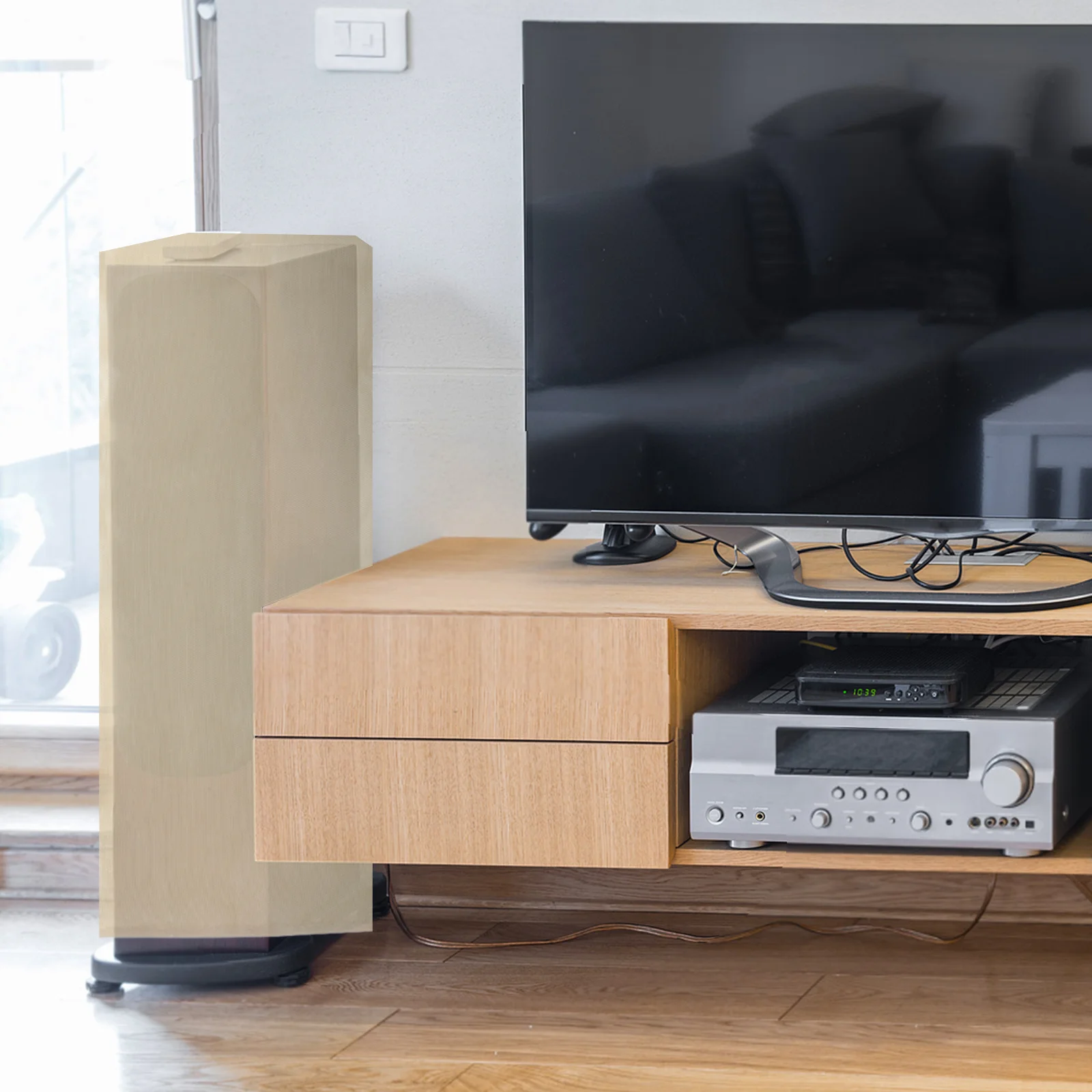 

155X56Cm Speaker Grill Cloth Mesh Cotton Dustproof Cover Replacement For Home Stage Audio Stereo Speakers Radio Acoustic Fabric