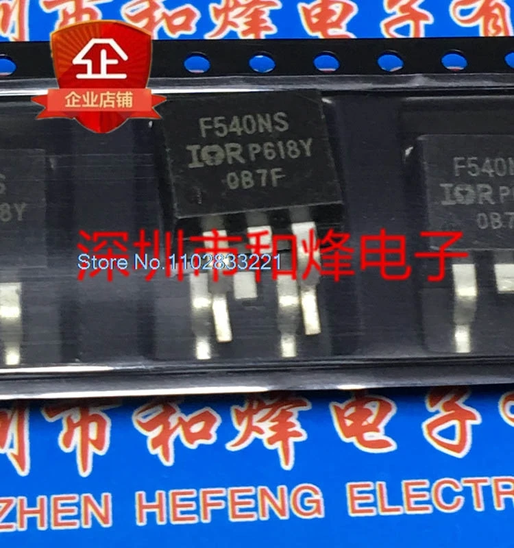 (10 unids/lote) IRF540NS F540NS TO-263 MOS