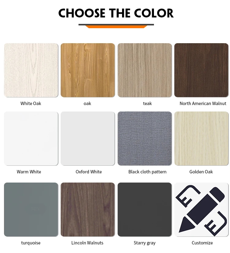 Modern Double-Sided Office Furniture 2-Person Workstation with Wooden Screen Partition & Storage Cabinet for Staff Work