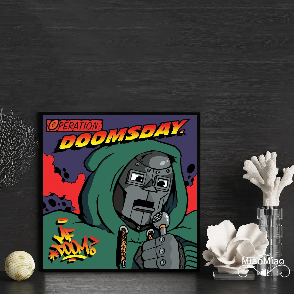 MF Doom Operation Doomsday Music Album Cover Poster Canvas Art Print Home Decor Wall Painting ( No Frame )