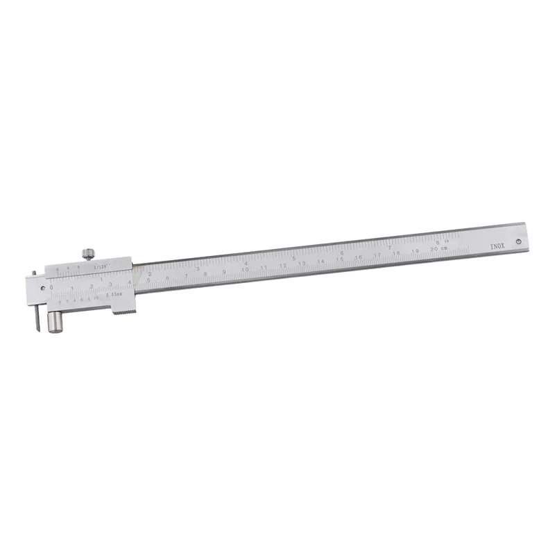 

A20F-0-200Mm Marking Vernier Caliper With Carbide Scriber Parallel Marking Gauging Ruler Measuring Instrument Tool