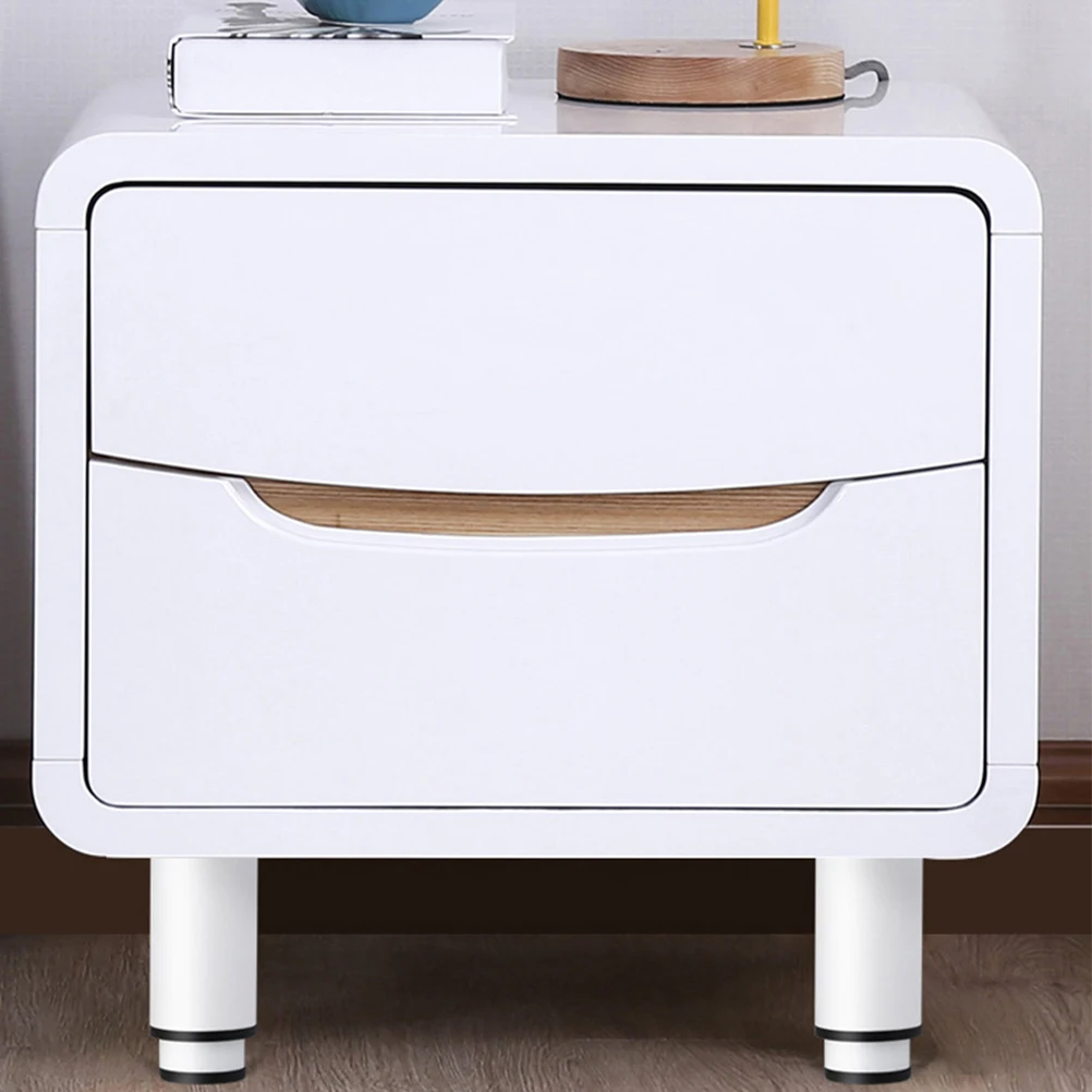 

4 Pcs Adjustable Furniture Legs 180 320mm White Telescoping Table Legs for Sofa Bed Cabinet Modern Durable Stainless Steel