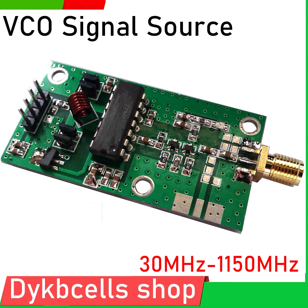 Vco Tensão Controlada Oscilador rf Fonte Gerador de Sinal para Medição Ham Rádio Amplificador Antena 30mhz1150mhz