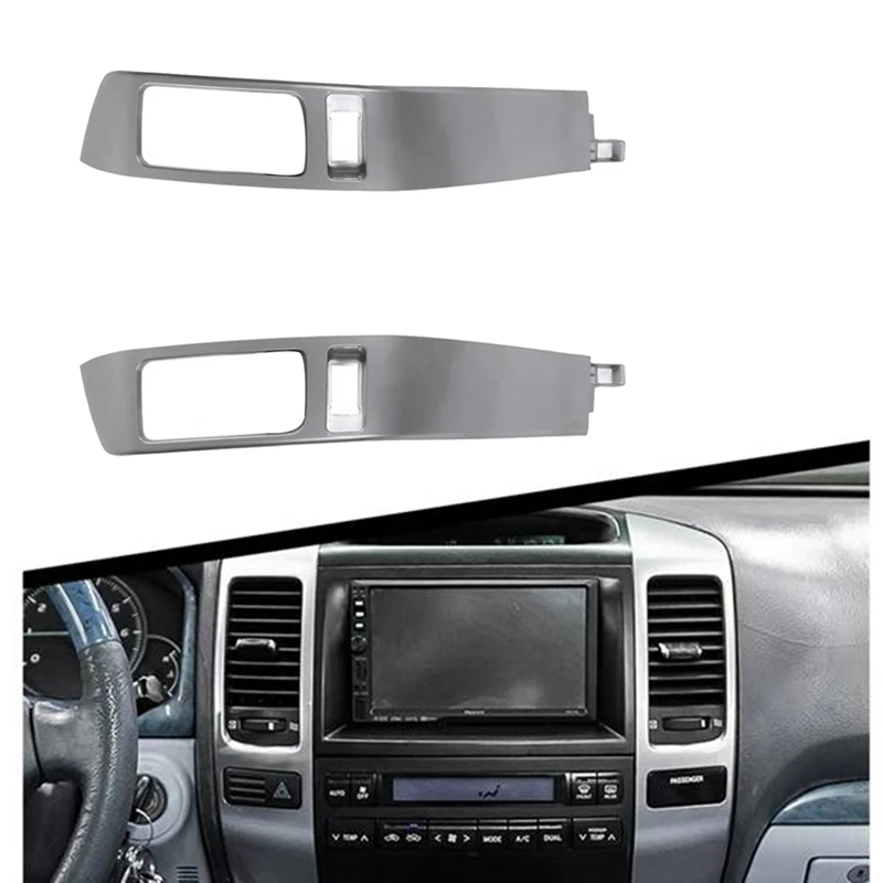 Car Dashboard Air Vent Cover Panel 55474-60040 55475-60040 For Toyota Land Cruiser Prado FJ120 2003-2009