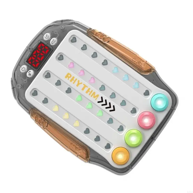 H37E Training Training Toy Buzzle Console Console Quick Push Game Rhythm Game Machine с Music Light Game Toy Gamepad