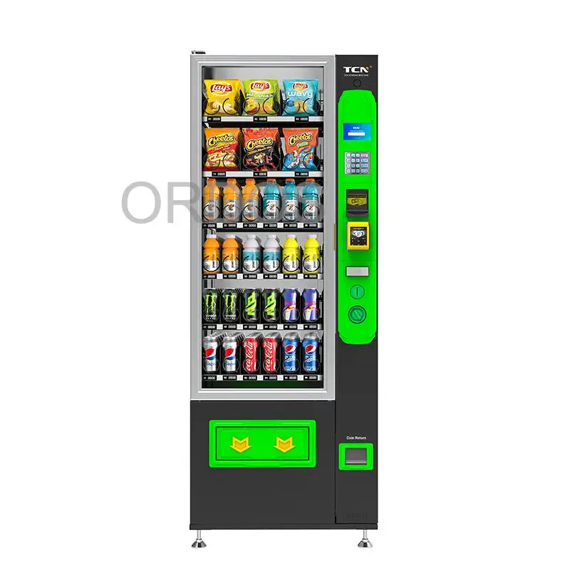 Inexpensive Small Cold Drink Mini Vending Machine 5 Inches Combo Vending Machine For Foods And Drinks