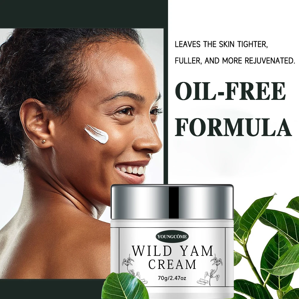 Wild Yam Cream Improve Skin Dullness Whitening For Face Care Cream Moisturizing Hydrating Smooth Yam Root Extract Essence Firm