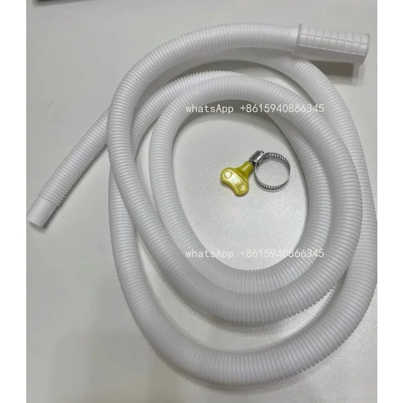 Tuyau de vidange blanc pour climatiseur ou machine à laver, tuyau d'entrée, tuyaux de plomberie, 1M-10M 15mm x 16mm