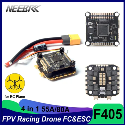 F405 FC Flight Controller Stack 3-6S BLS-55A 60A BLHELIS 80A 4 w 1 ESC dla FPV Racing Drone Freestyle DIY RC Plane 7/8/10 cali