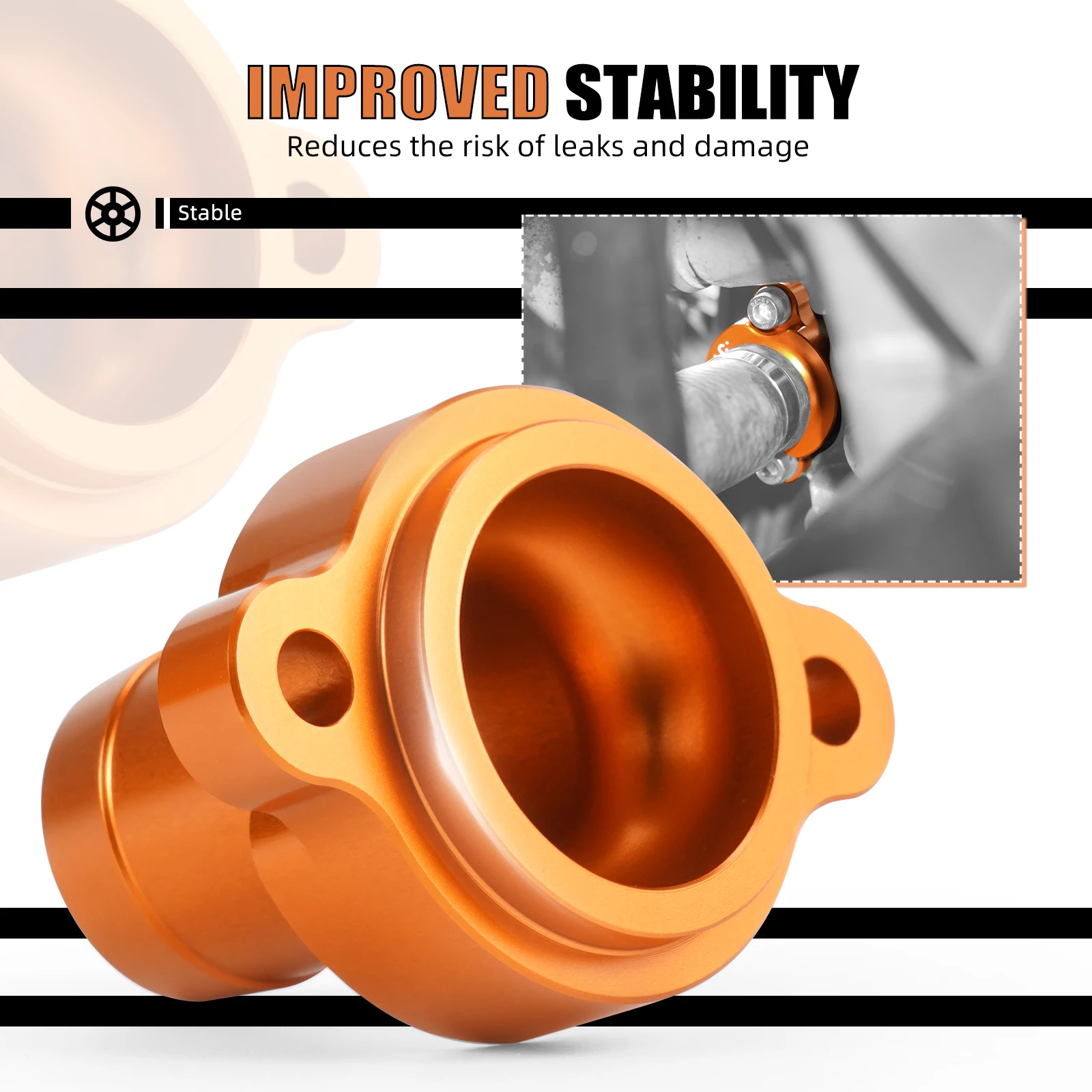 NICECNC Thermostatgehäuseabdeckung für KTM 690 DUKE/DUKE R/Enduro/Enduro R/SMC/SMCR 08–2025 Husqvarna 701 Enduro GasGas 700 SM/ES – Detail 12