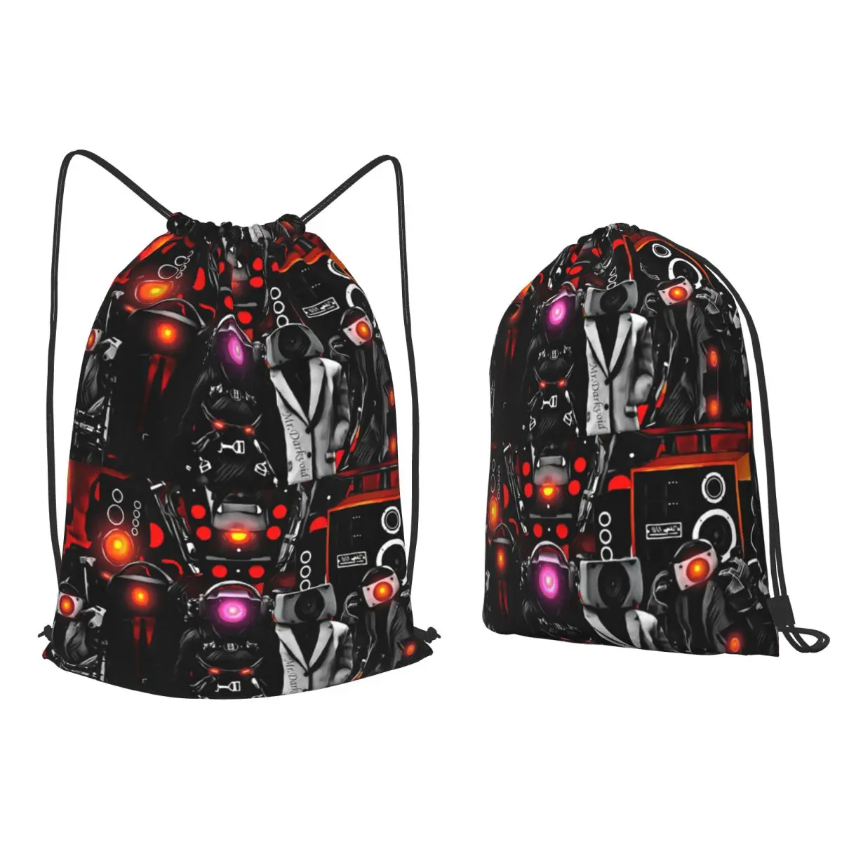 Game Titan Speakerman Skibidi Toilet Backpacks Casual Drawstring Bags Sports Bag Book Bags for Travel School