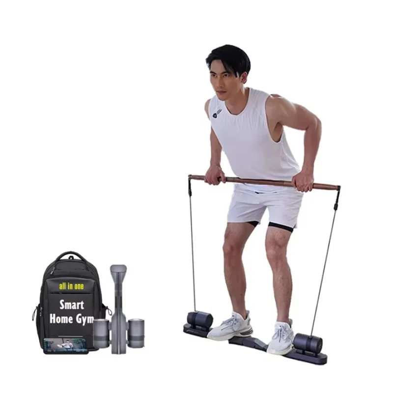 Multi-Station Home Gym Power Equipment With Wireless Technology & APP Enabled Foldable Design For Home/Office/Outdoor Use