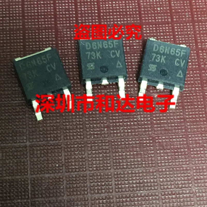 10 pz nuovo originale D6N65F TO-252