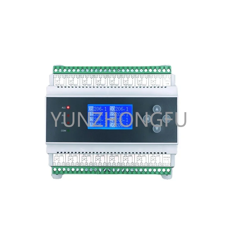 6212 Multi-channel Isolation K-type Thermocouple Resistance 8/32-way Pt100/1000 Temperature Collector Rs485